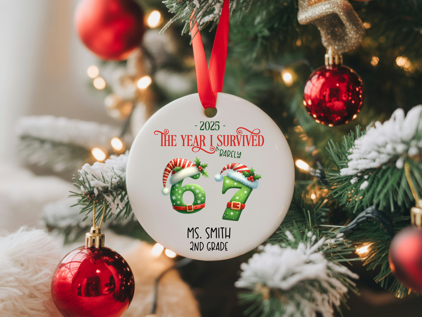 6/7 Christmas Ornament